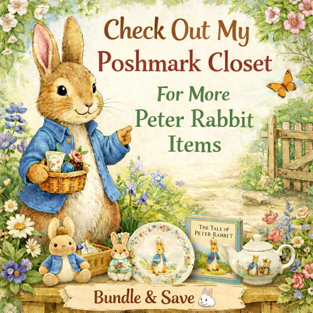 Peter Rabbit Accent Rug – 26x45 – Woodland Nursery Decor – NEW
